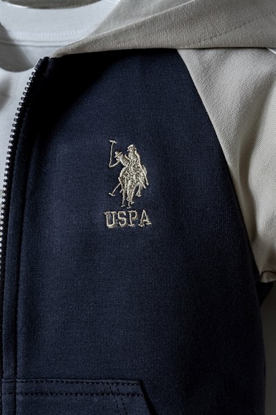 U.S. Polo Assn Erkek Bebek  3lü Takım Füme
