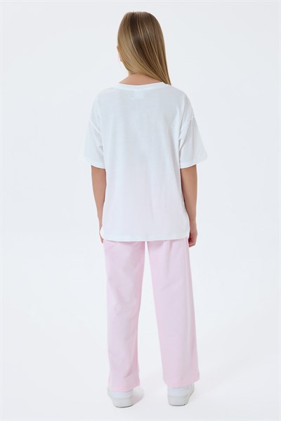 U.S. Polo Assn Kız Çocuk  2li Takım Pembe