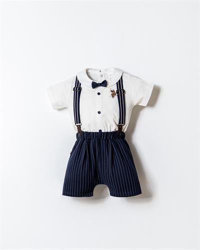 U.S. Polo Assn Erkek Bebek  2 li Takım Beyaz