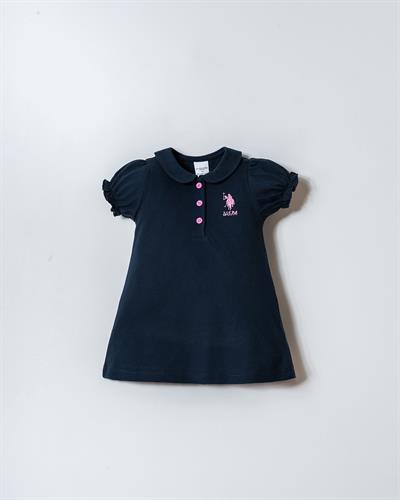 U.S. Polo Assn Kız Bebek Elbise Lacivert