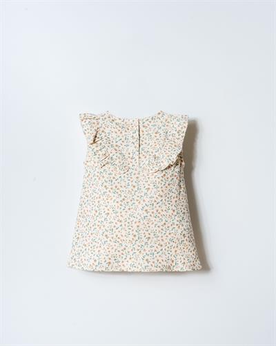 U.S. Polo Assn Kız Bebek Elbise Ekru