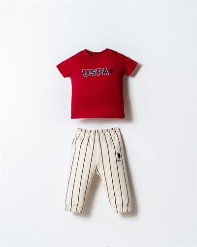 U.S. Polo Assn Erkek Bebek  3 lü Takım Kırmızı