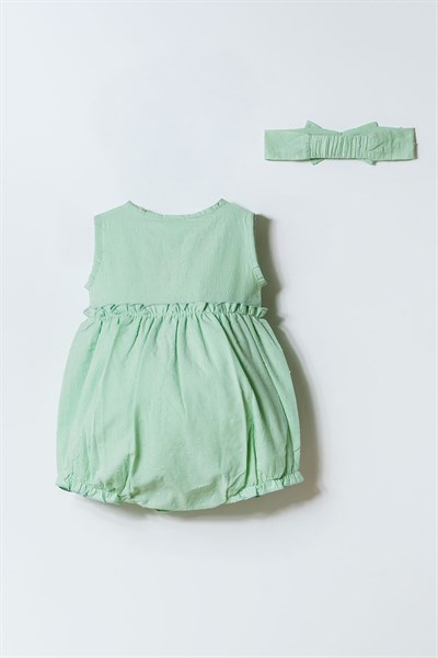 U.S. Polo Assn Kız Bebek  Tulum Yeşil