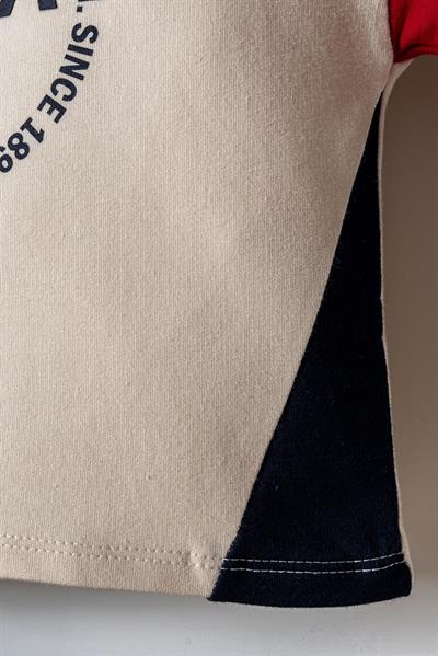 U.S. Polo Assn Erkek Bebek  2 li Şort T-şhirt Takım Kırmızı