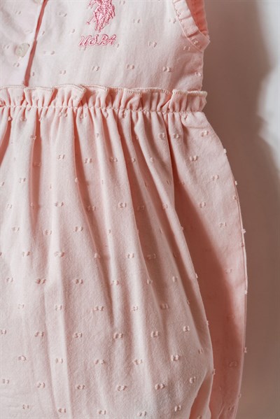 U.S. Polo Assn Kız Bebek  Tulum Pembe