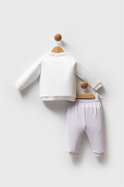 U.S. Polo Assn Kız Bebek 2li Takım Lila 