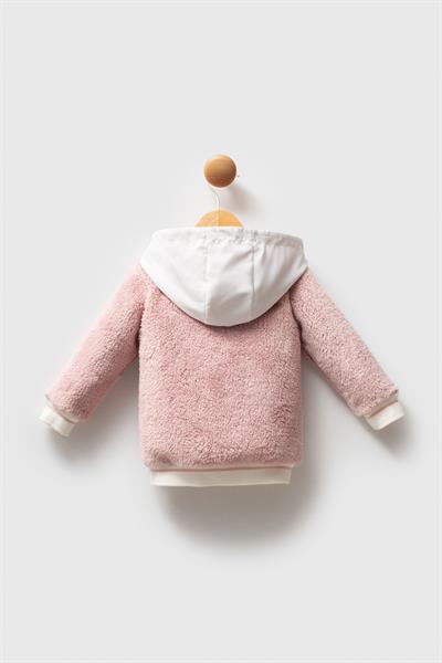 U.S. Polo Assn Kız Bebek Mont Pudra