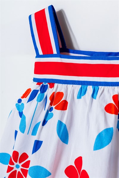 U.S. Polo Assn Kız Bebek2 li Taytlı Takım Mavi- Beyaz