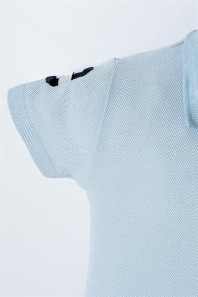 U.S. Polo Assn Erkek Bebek  2 li Şort T-şhirt Takım Mavi