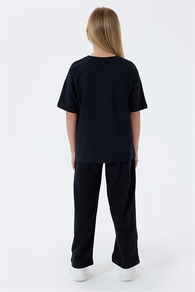 U.S. Polo Assn Kız Çocuk  2li Takım Siyah