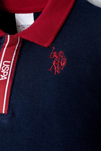 U.S. Polo Assn Erkek Bebek  2 li Şort T-şhirt Takım Lacivert