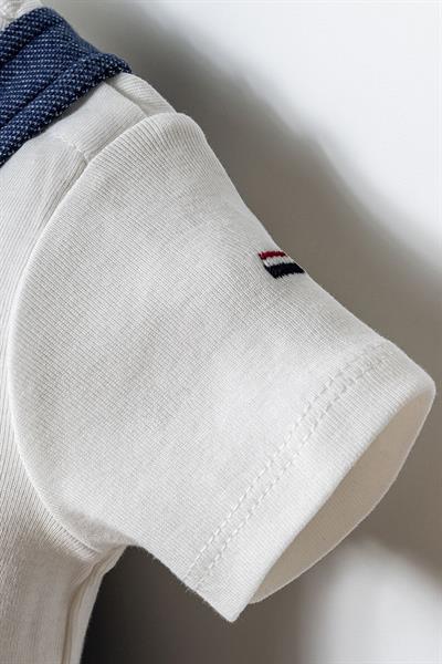 U.S. Polo Assn Erkek Bebek  2 li Salopet Takım Mavi