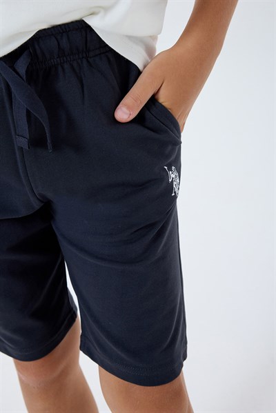 U.S. Polo Assn Erkek Çocuk Bermuda  2li Takım Beyaz