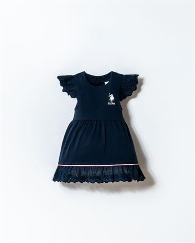 U.S. Polo Assn Kız Bebek Elbise Lacivert