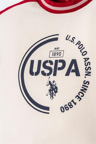 U.S. Polo Assn Erkek Bebek  2 li Şort T-şhirt Takım Kırmızı