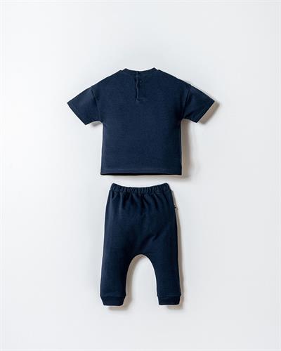 U.S. Polo Assn Erkek Bebek  2 li T-şhirt Takım Lacivert
