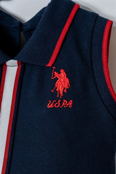 U.S. Polo Assn Kız Bebek  Elbise Lacivert