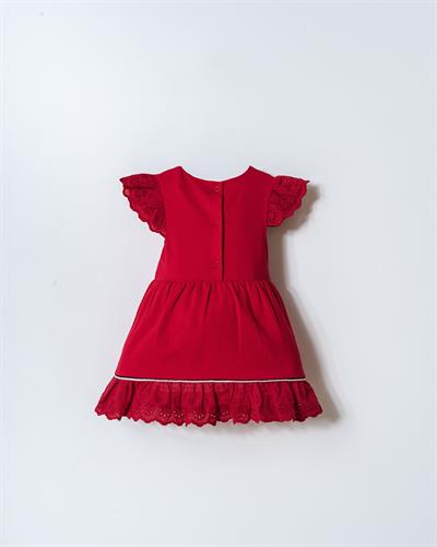 U.S. Polo Assn Kız Bebek Elbise Kırmızı