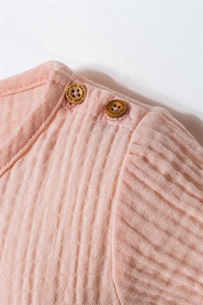 U.S. Polo Assn Kız Bebek  Elbise Pudra