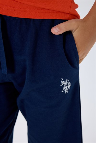 U.S. Polo Assn Erkek Çocuk Bermuda  2li Takım Kırmızı