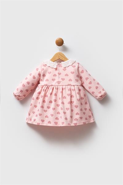 U.S. Polo Assn Kız Bebek USB2713 Elbise Açık Pembe