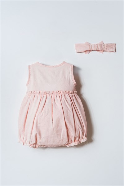 U.S. Polo Assn Kız Bebek  Tulum Pembe