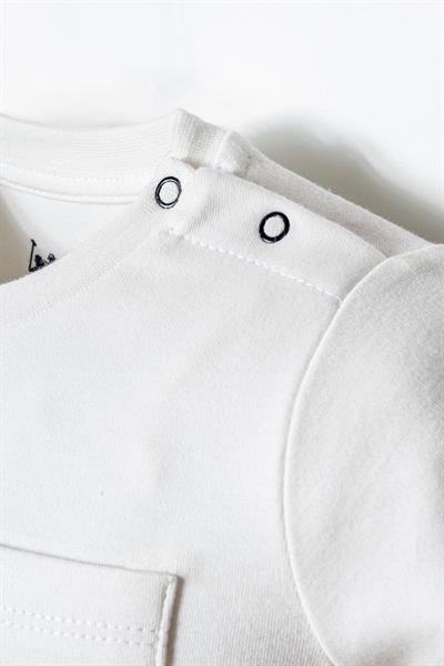 U.S. Polo Assn Erkek Bebek  2 li Şort T-şhirt Takım Beyaz-Kırmızı