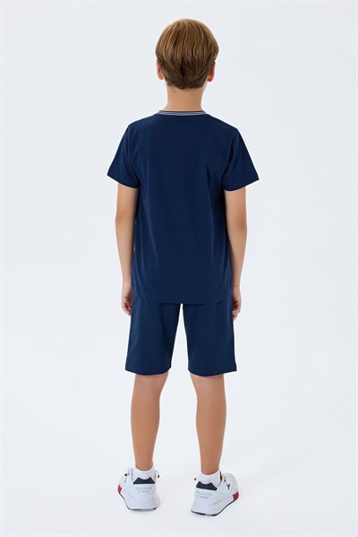 U.S. Polo Assn Erkek Çocuk Bermuda  2li Takım Lacivert