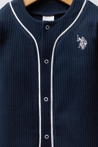 U.S. Polo Assn. Erkek Bebek Patiksiz Tulum Lacivert