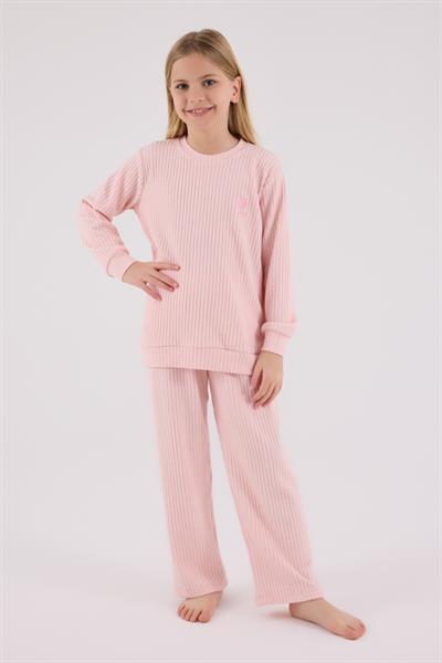 U.S. Polo Assn. Kız Çocuk Eşofman Takımı Açık Pembe