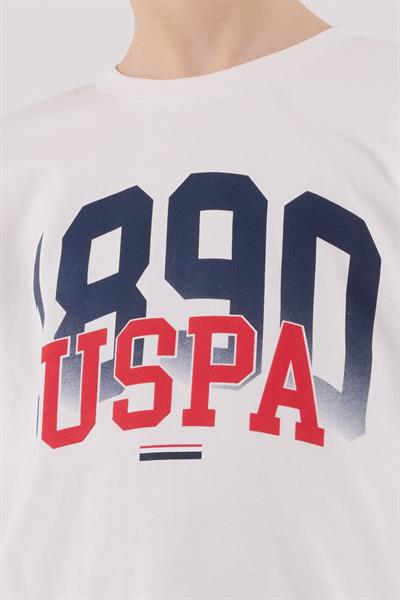 U.S. Polo Assn. Erkek Çocuk Uzun Kol Pijama Takım Beyaz