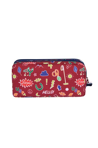 U.S. Polo Assn. PLKLK25017 Kalem Çantası Kırmızı