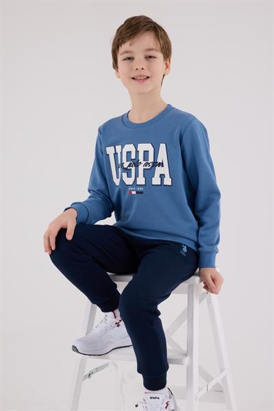 U.S. Polo Assn. Erkek Çocuk Eşofman Takımı Mavi