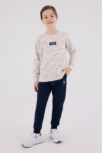 U.S. Polo Assn. Erkek Çocuk Eşofman Takımı Taş