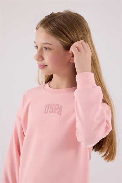 U.S. Polo Assn. Kız Çocuk Eşofman Takımı Açık Pembe