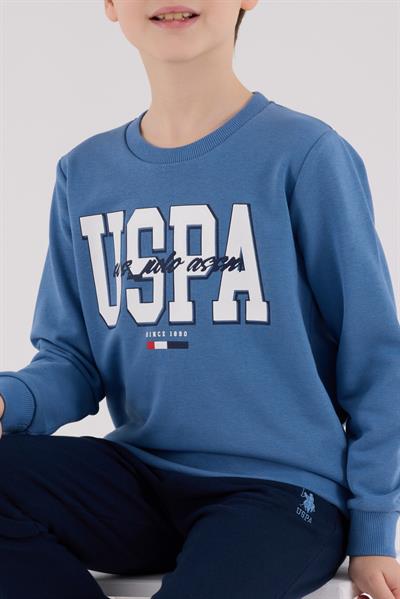U.S. Polo Assn. Erkek Çocuk Eşofman Takımı Mavi
