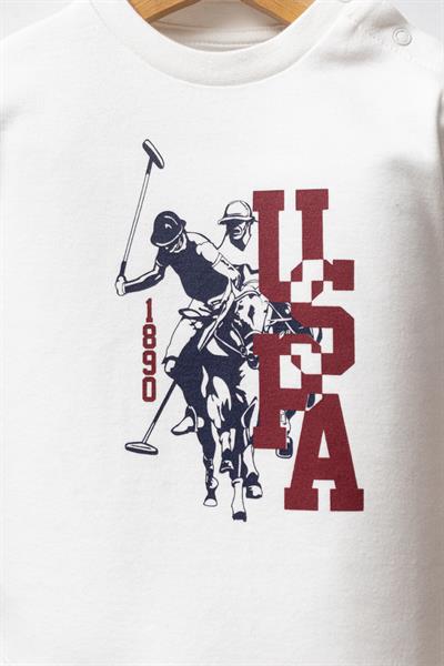 U.S. Polo Assn. Erkek Bebek 3lü Takım Bordo
