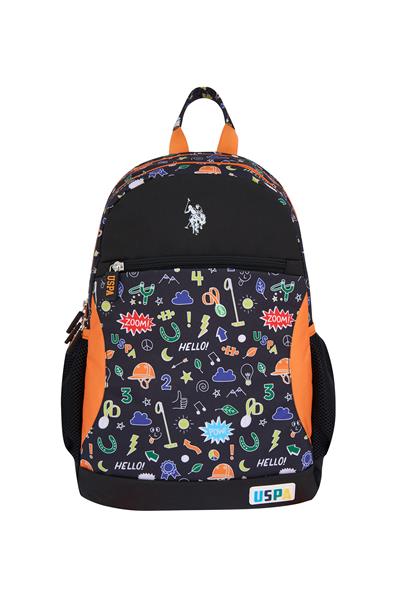U.S. Polo Assn. Plcan25018 Sırt Çantası - Okul Çantası Siyah