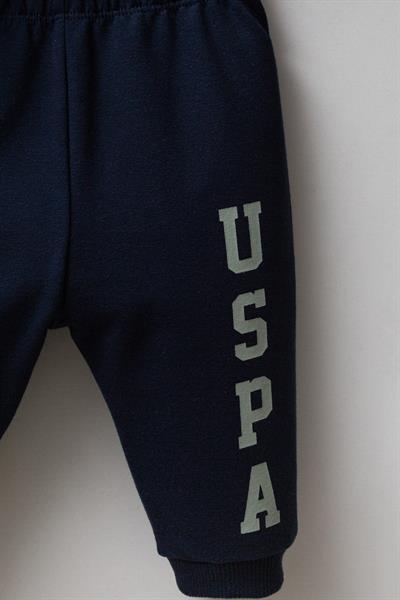 U.S. Polo Assn. Erkek Bebek 2li Takım Lacivert-Yeşil