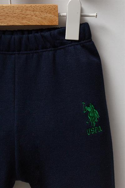 U.S. Polo Assn. Erkek Bebek  3lü Takım Lacivert-Yeşil