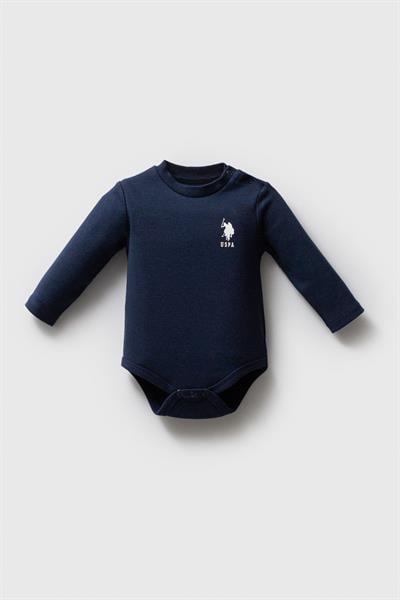 U.S. Polo Assn. Erkek Bebek 3Lü Body Set Lacivert