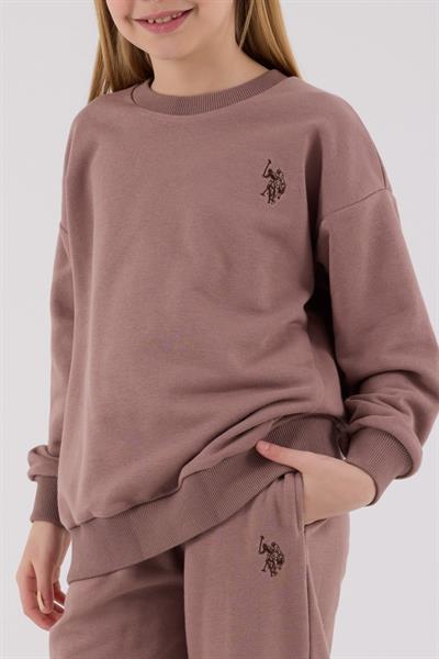 U.S. Polo Assn. Kız Çocuk Eşofman Takımı Vizon