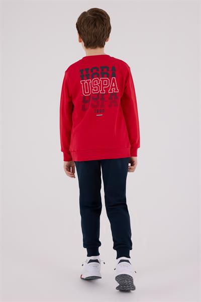U.S. Polo Assn. Erkek Çocuk Eşofman Takımı Kırmızı