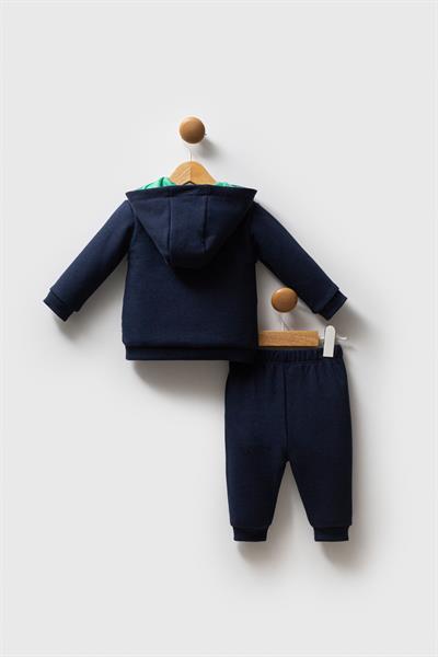 U.S. Polo Assn. Erkek Bebek  3lü Takım Lacivert-Yeşil