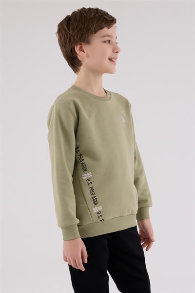 U.S. Polo Assn. Erkek Çocuk Eşofman Takımı Çay Yeşili