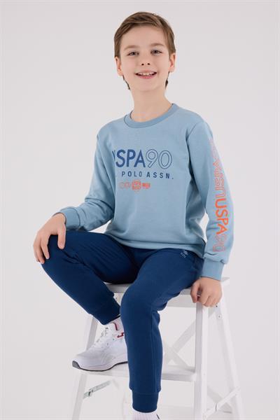 U.S. Polo Assn. Erkek Çocuk Eşofman Takımı Soft Yeşili