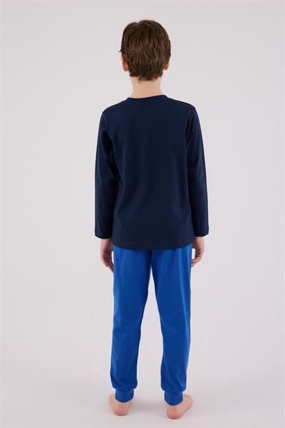 U.S. Polo Assn. Erkek Çocuk Uzun Kol Pijama Takım Lacivert