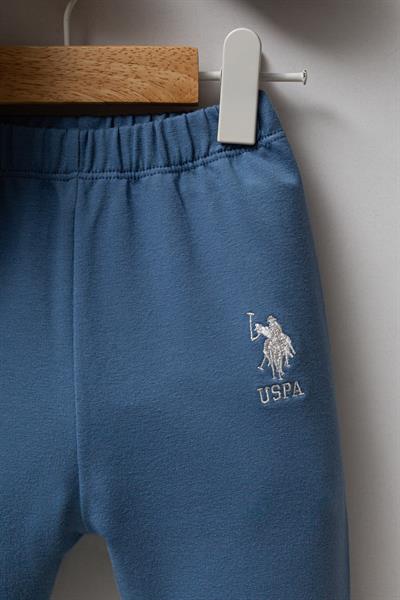 U.S. Polo Assn. Erkek Bebek 2li Takım Mavi