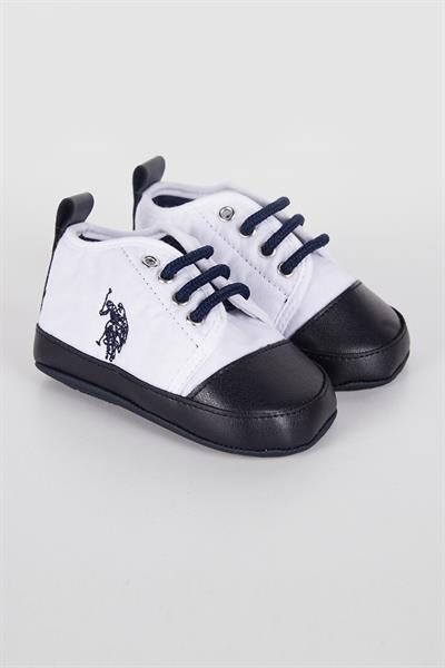 U.S. Polo Assn. Erkek Bebek Ayakkabı Beyaz 