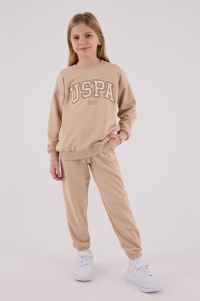 U.S. Polo Assn. Kız Çocuk Eşofman Takımı Büskivi